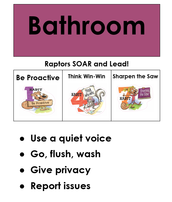 Restroom Expectations